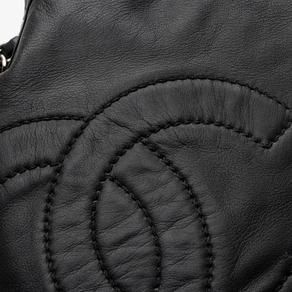 Chanel Lambskin CC Drawstring Bucket Bag