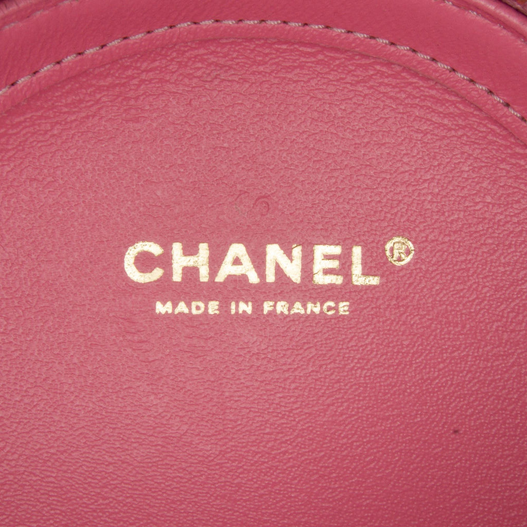 Chanel Lambskin CC Round Chain Crossbody (SHG-J2fPQX)