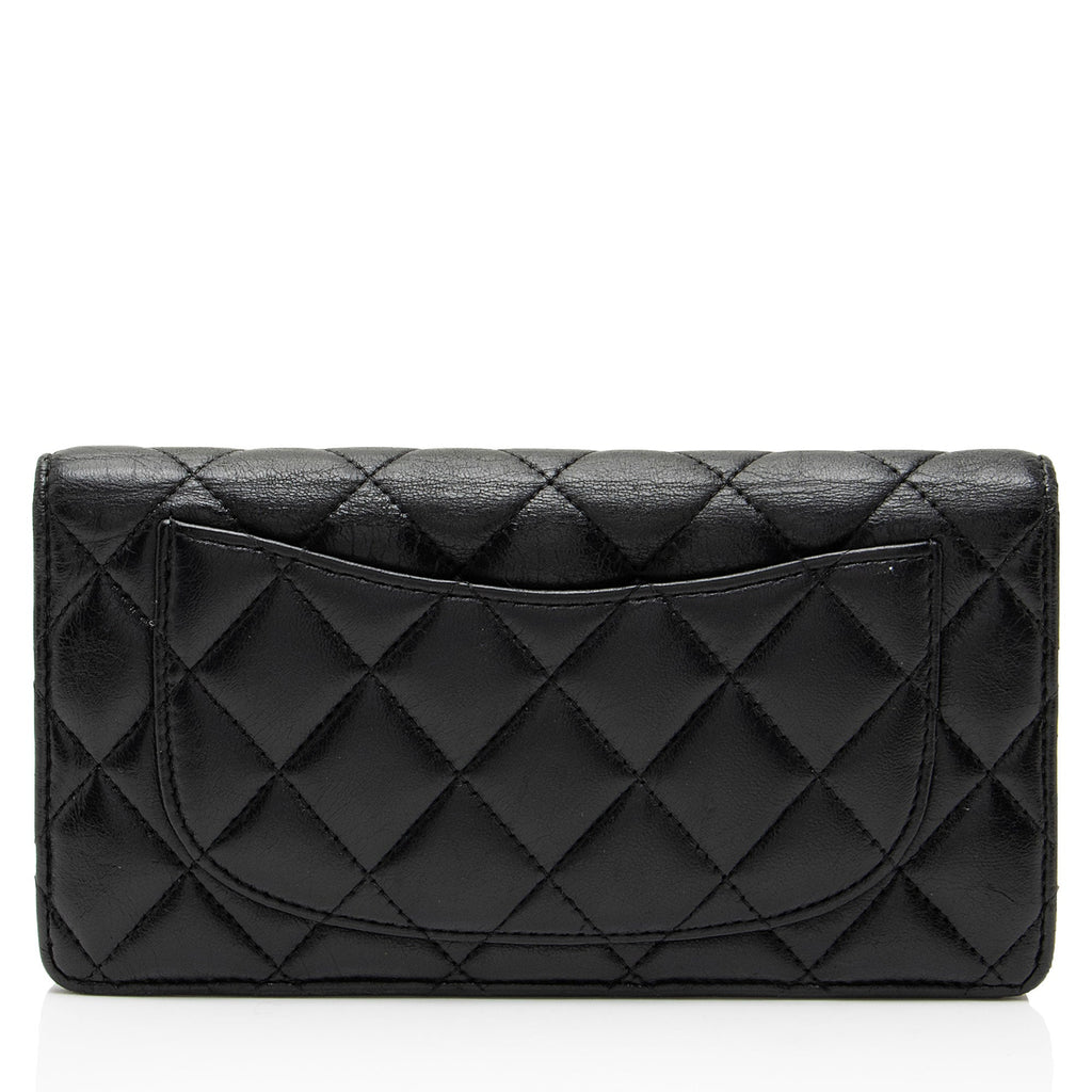 Chanel Lambskin CC Yen Wallet