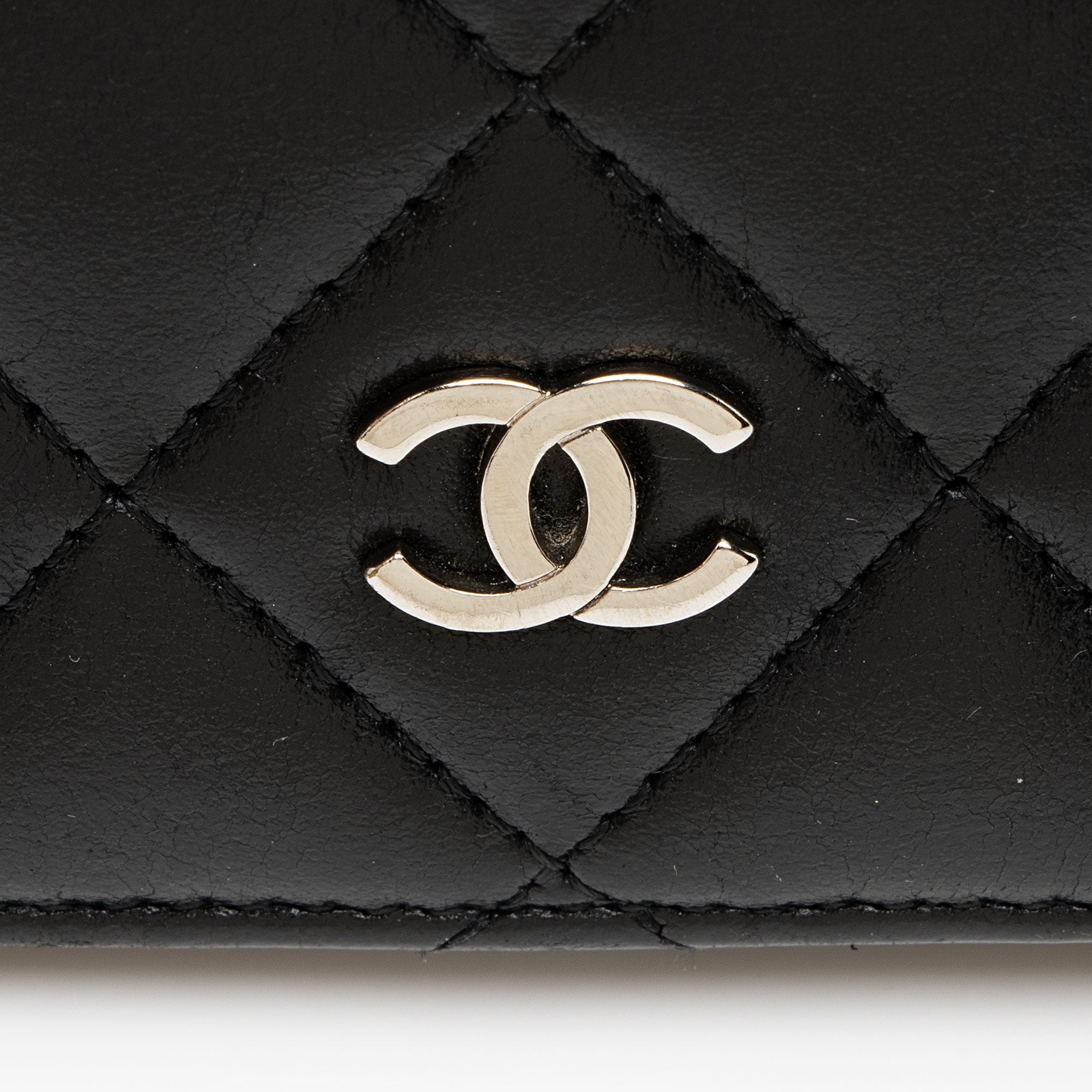 Chanel Lambskin CC Yen Wallet