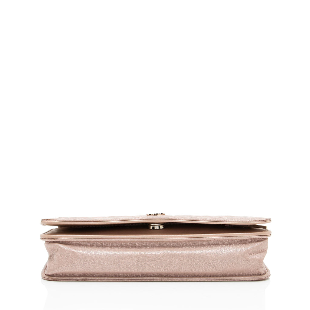 Chanel Lambskin Camellia Wallet on Chain
