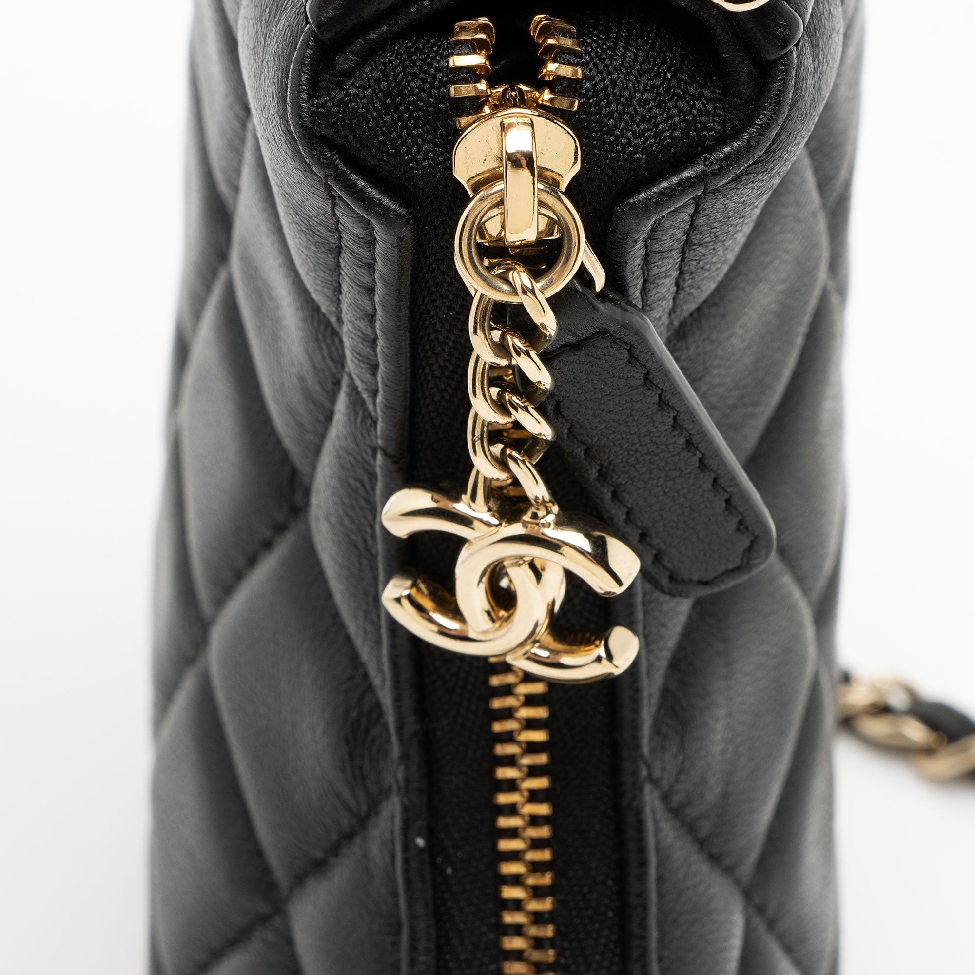 Chanel Lambskin Chain Around Mini Hobo