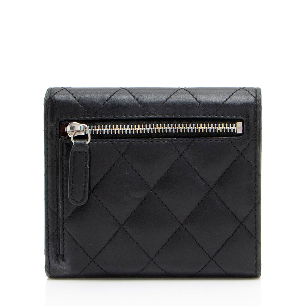 Chanel Lambskin Classic Small Flap Wallet
