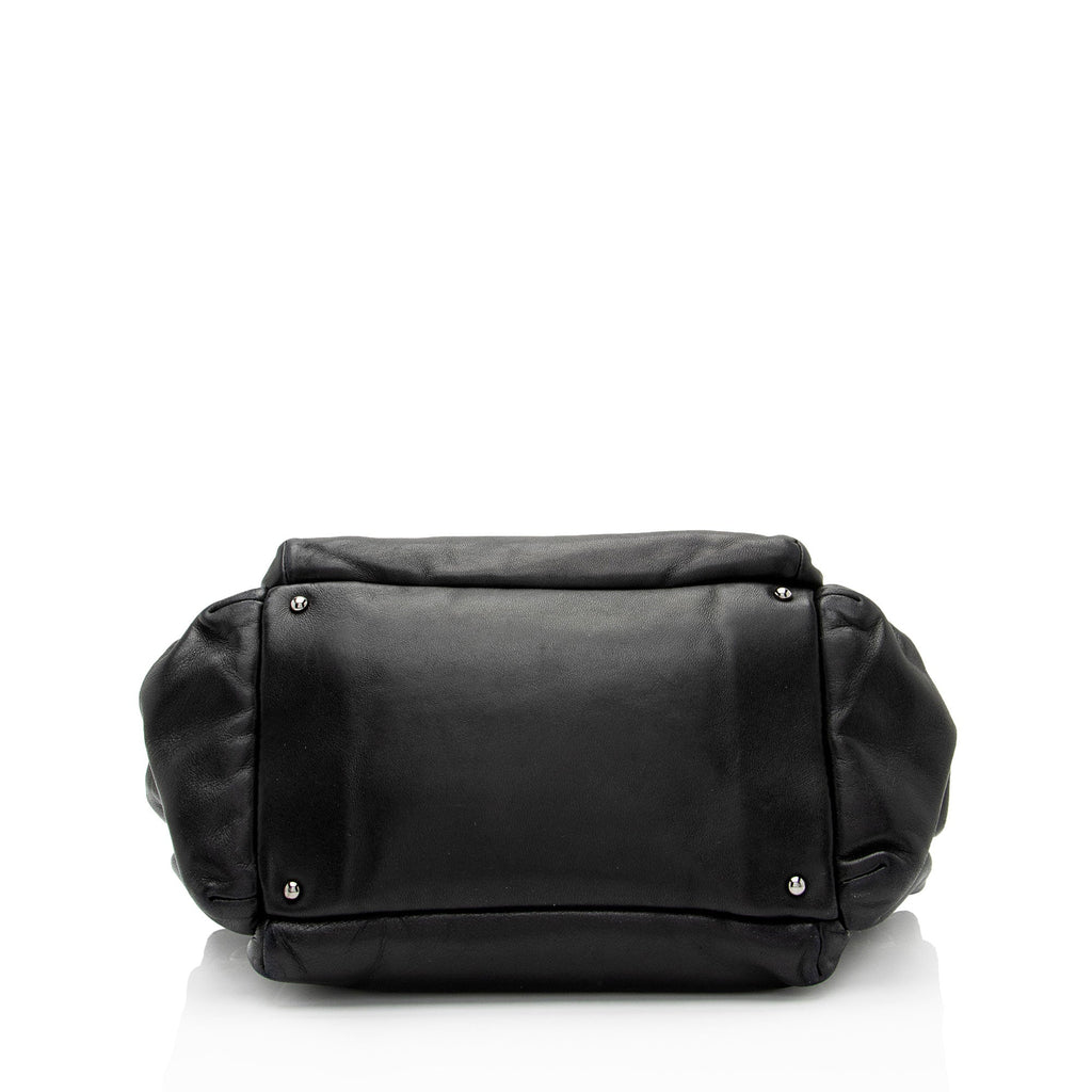 Chanel Lambskin LAX Accordion Shoulder Bag (SHF-8qR2yb)