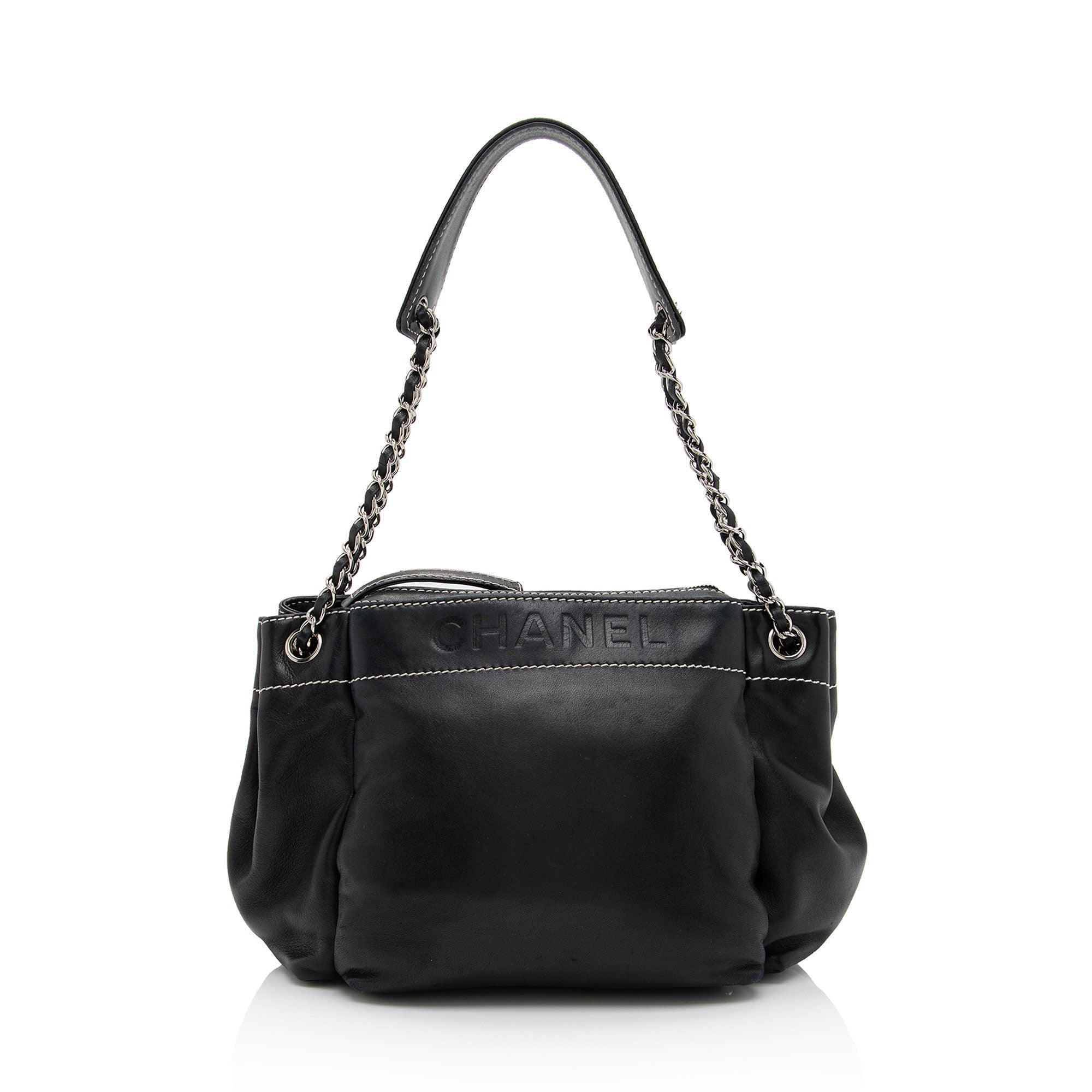 Chanel Lambskin LAX Accordion Shoulder Bag (SHF-WhynN4)