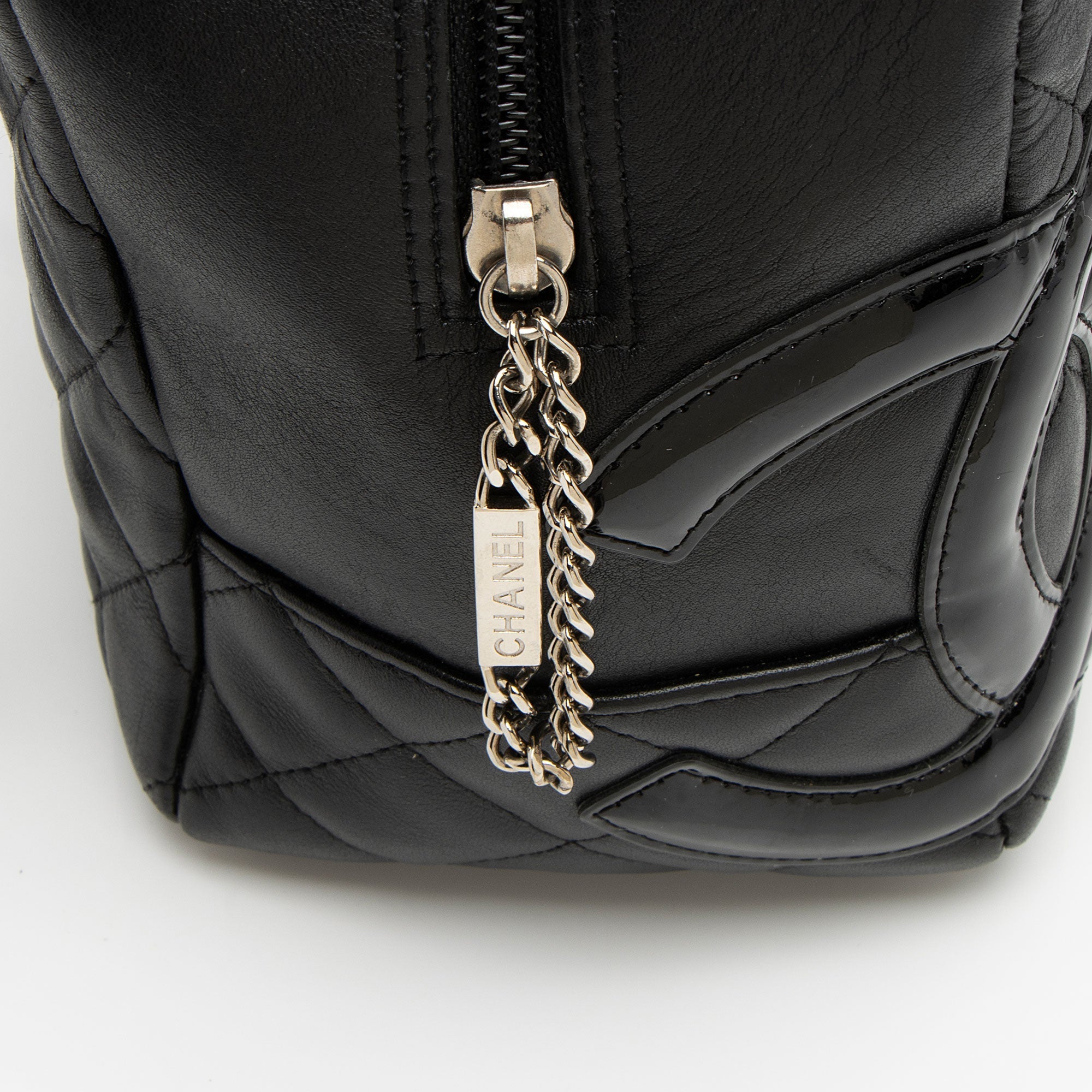 Chanel Lambskin Ligne Cambon Shopper Shoulder Bag (SHF-MaOmWR)