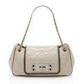 Chanel Lambskin Mademoiselle Lock East West Accordion Shoulder Bag (SHF-L7kNwO)
