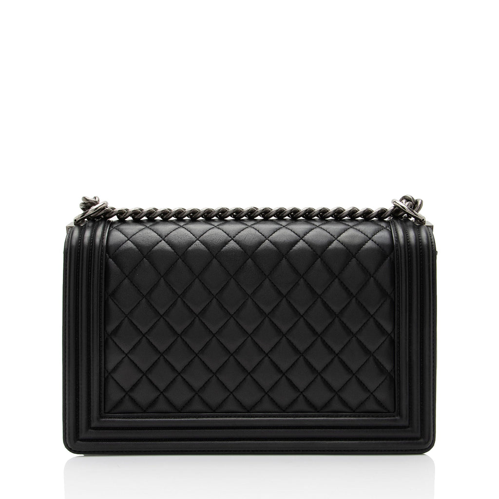 Chanel Lambskin New Medium Boy Bag