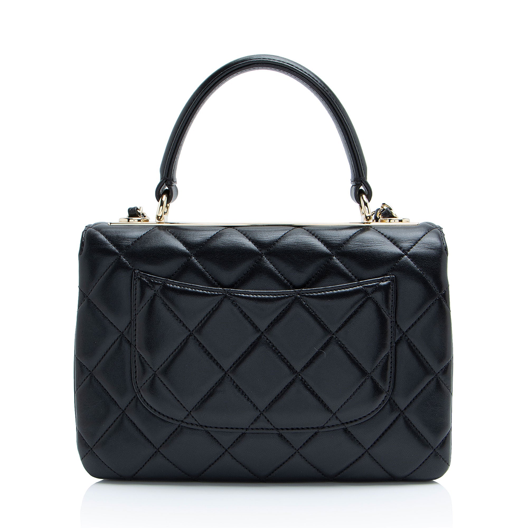 Chanel Lambskin Trendy CC Small Top Handle