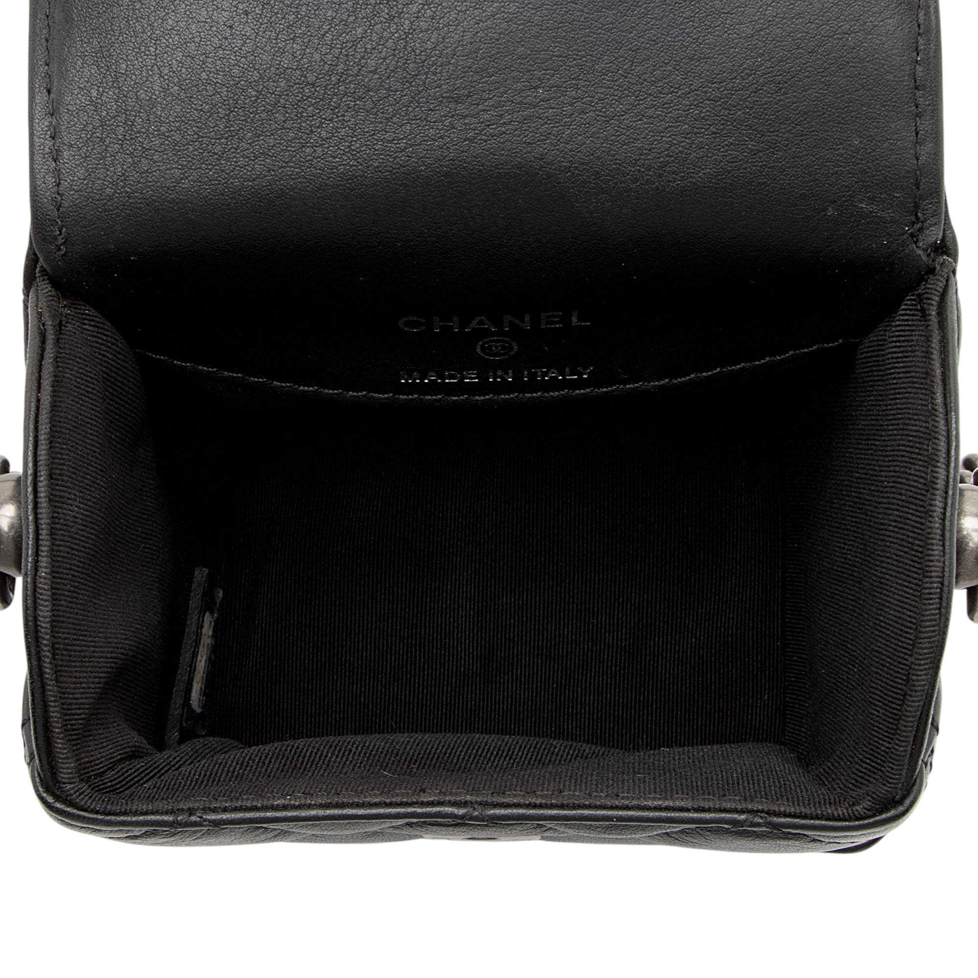 Chanel Lambskin Trunk Shoulder Bag