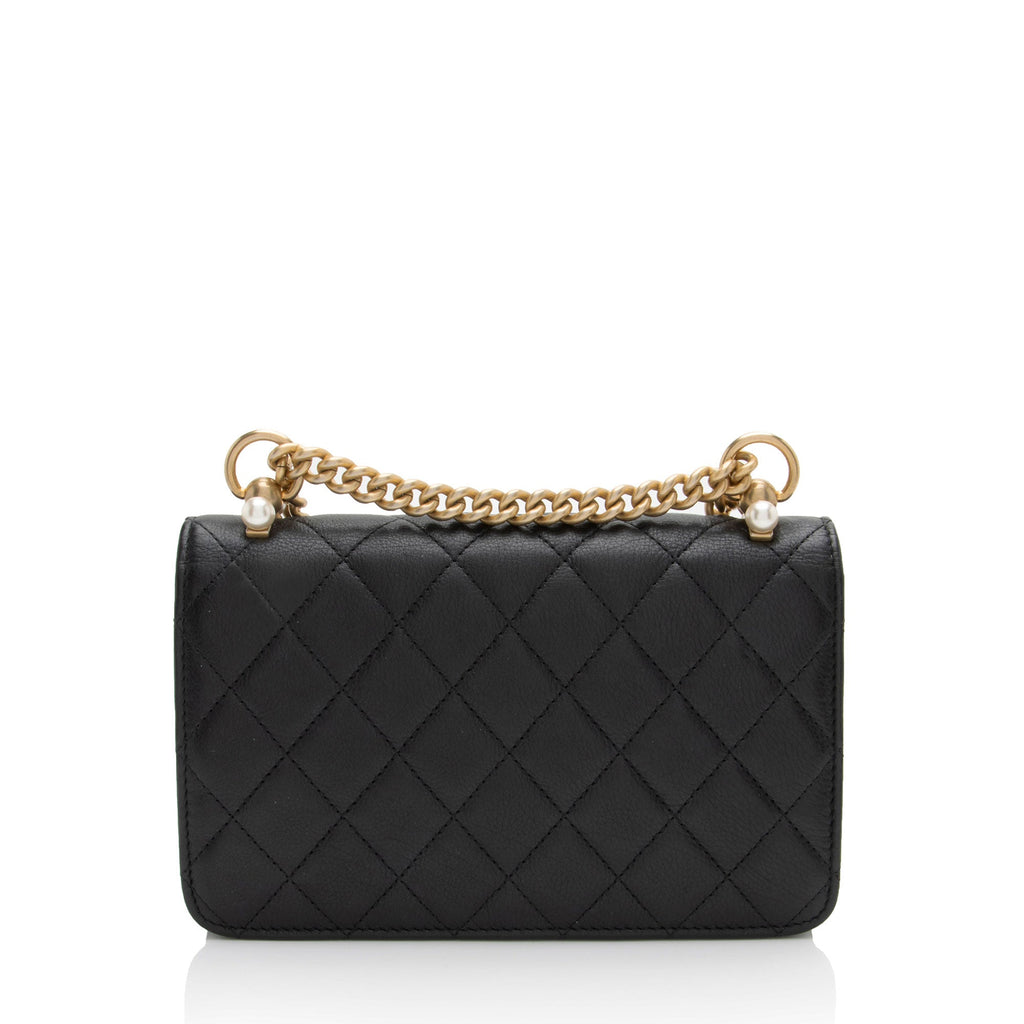 Chanel Lambskin Twist Your Buttons Wallet on Chain