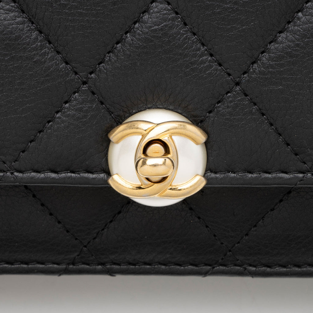 Chanel Lambskin Twist Your Buttons Wallet on Chain
