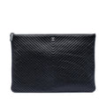 Chanel Large Chevron Caviar O Case Clutch