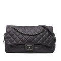 Chanel Large Classic Caviar Easy Zip Flap