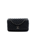 Chanel Large Quilted Iridescent Calfskin New Bubble Flap
