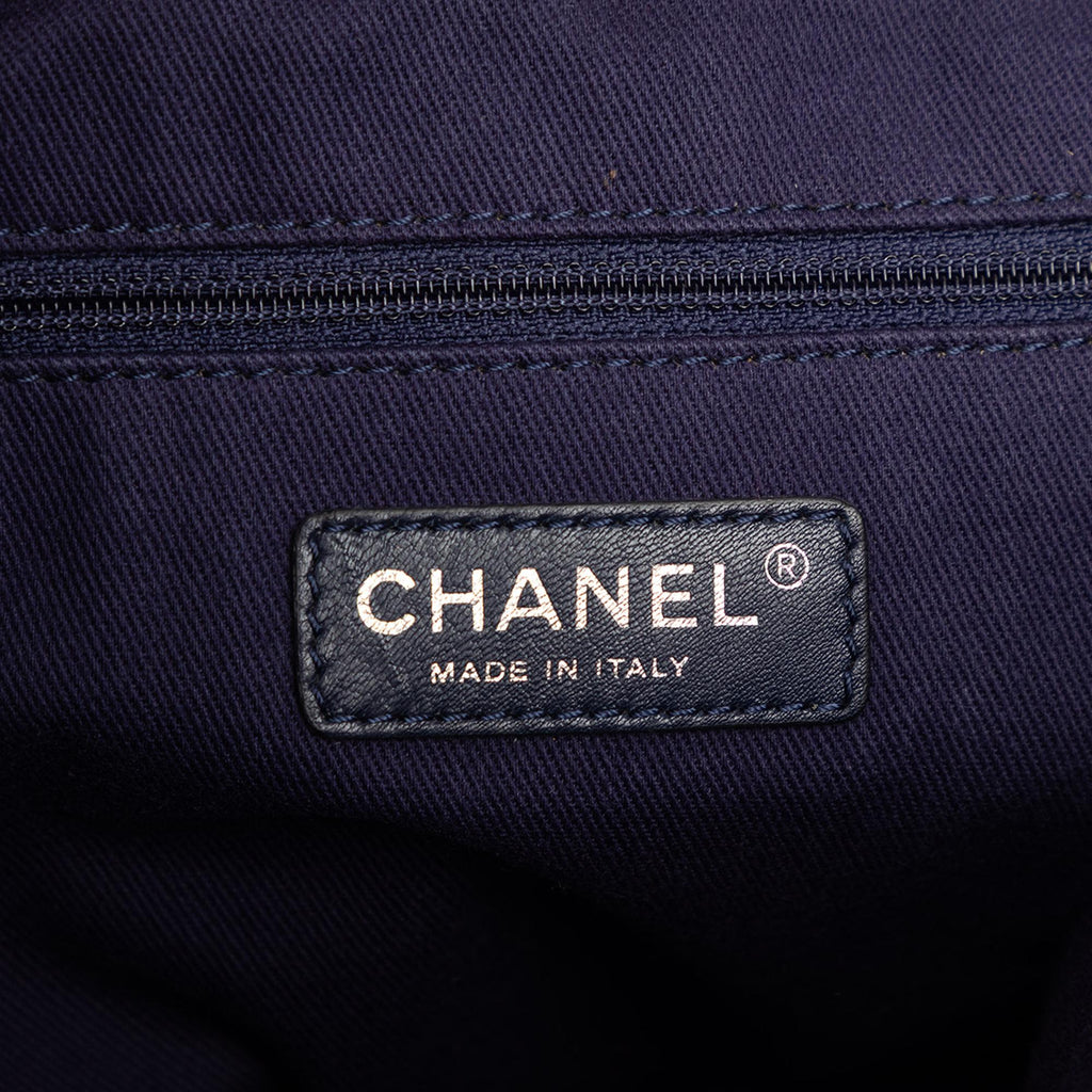 Chanel Large Quilted Iridescent Calfskin New Bubble Tote