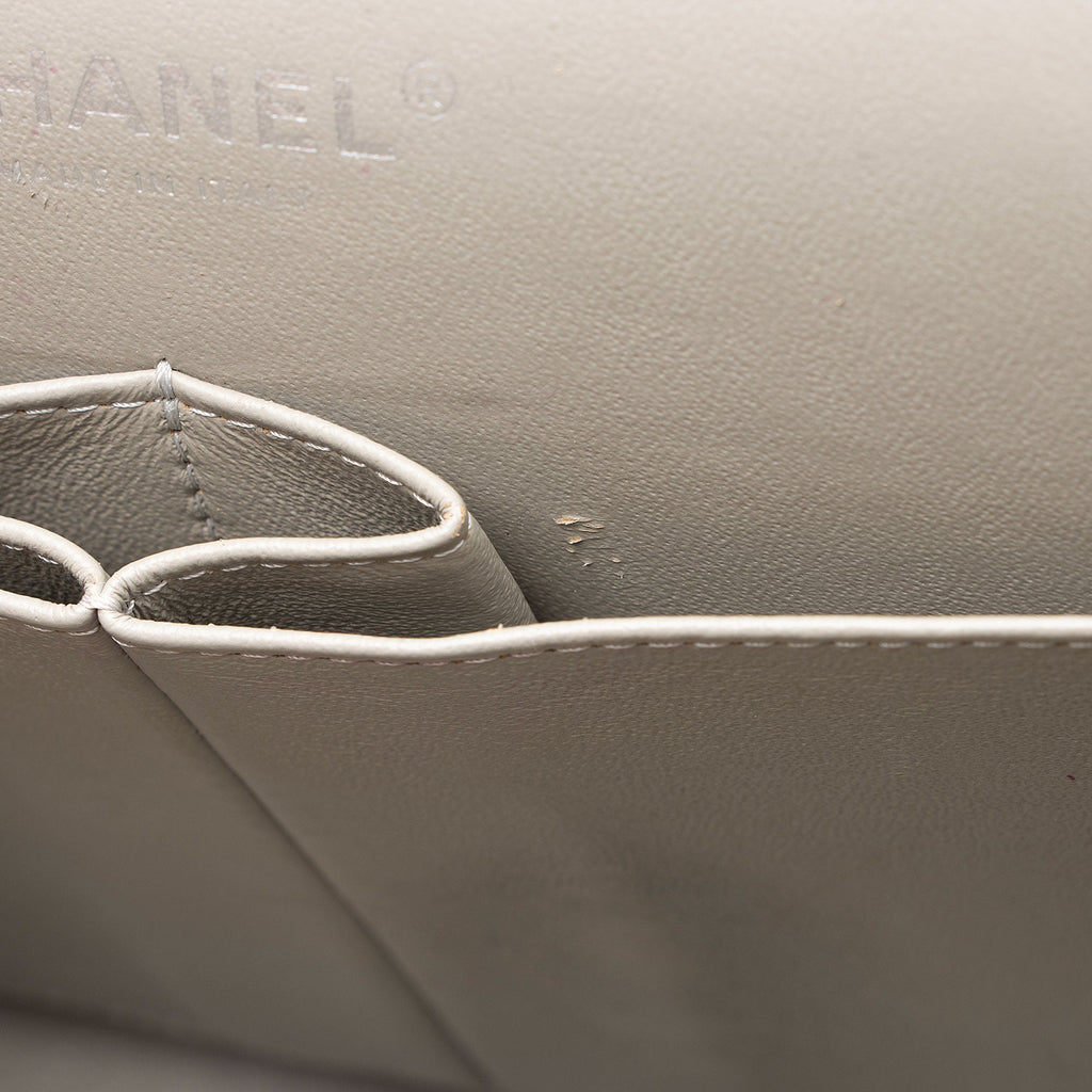 Chanel Matte Caviar Leather Classic Jumbo Double Flap Bag