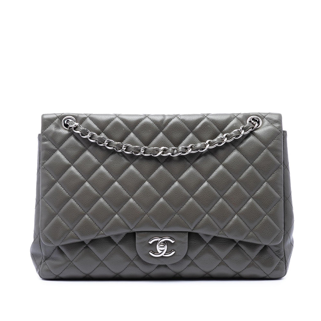 Chanel Maxi Classic Caviar Single Flap