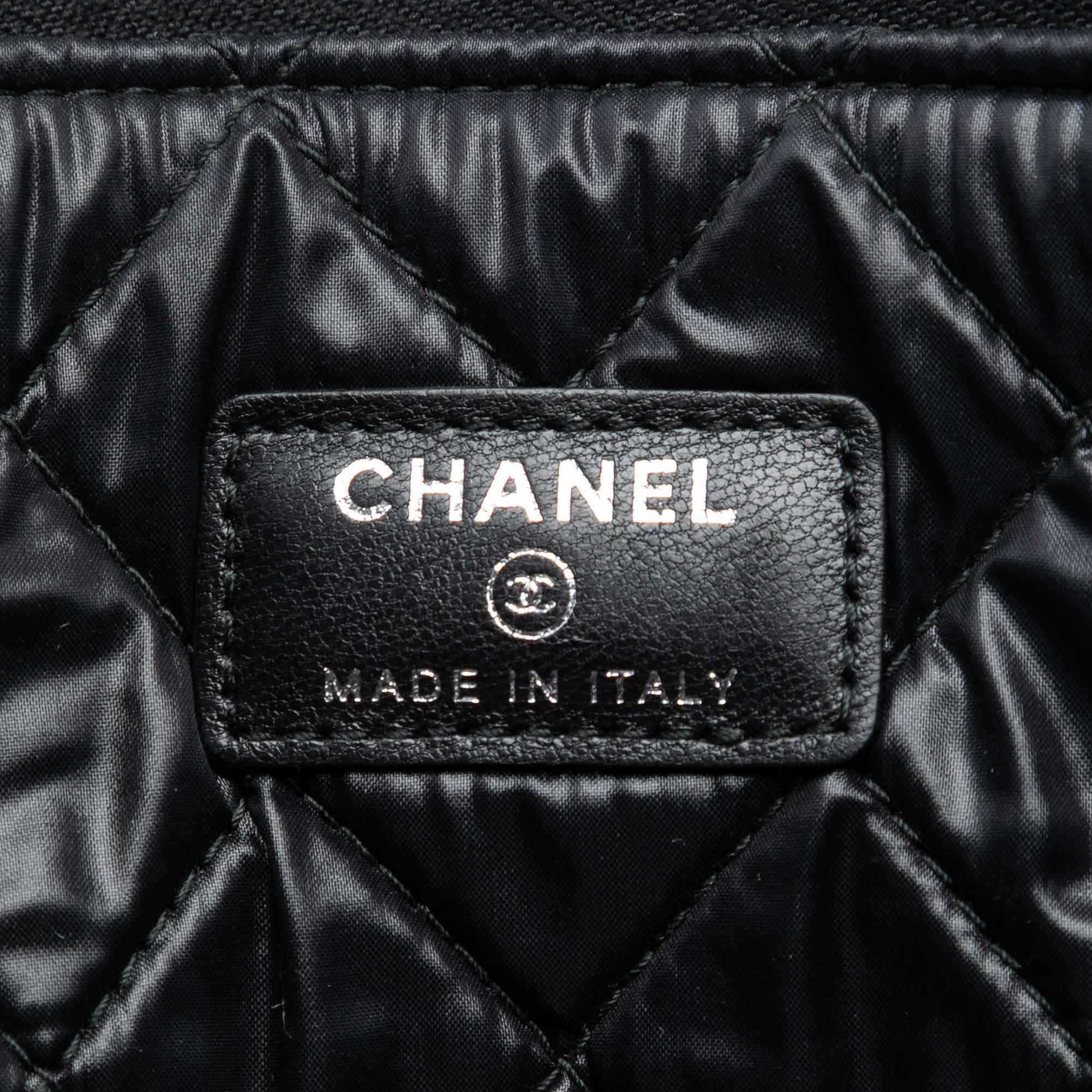 Chanel Medium Bicolor Lambskin Boy O Case Clutch