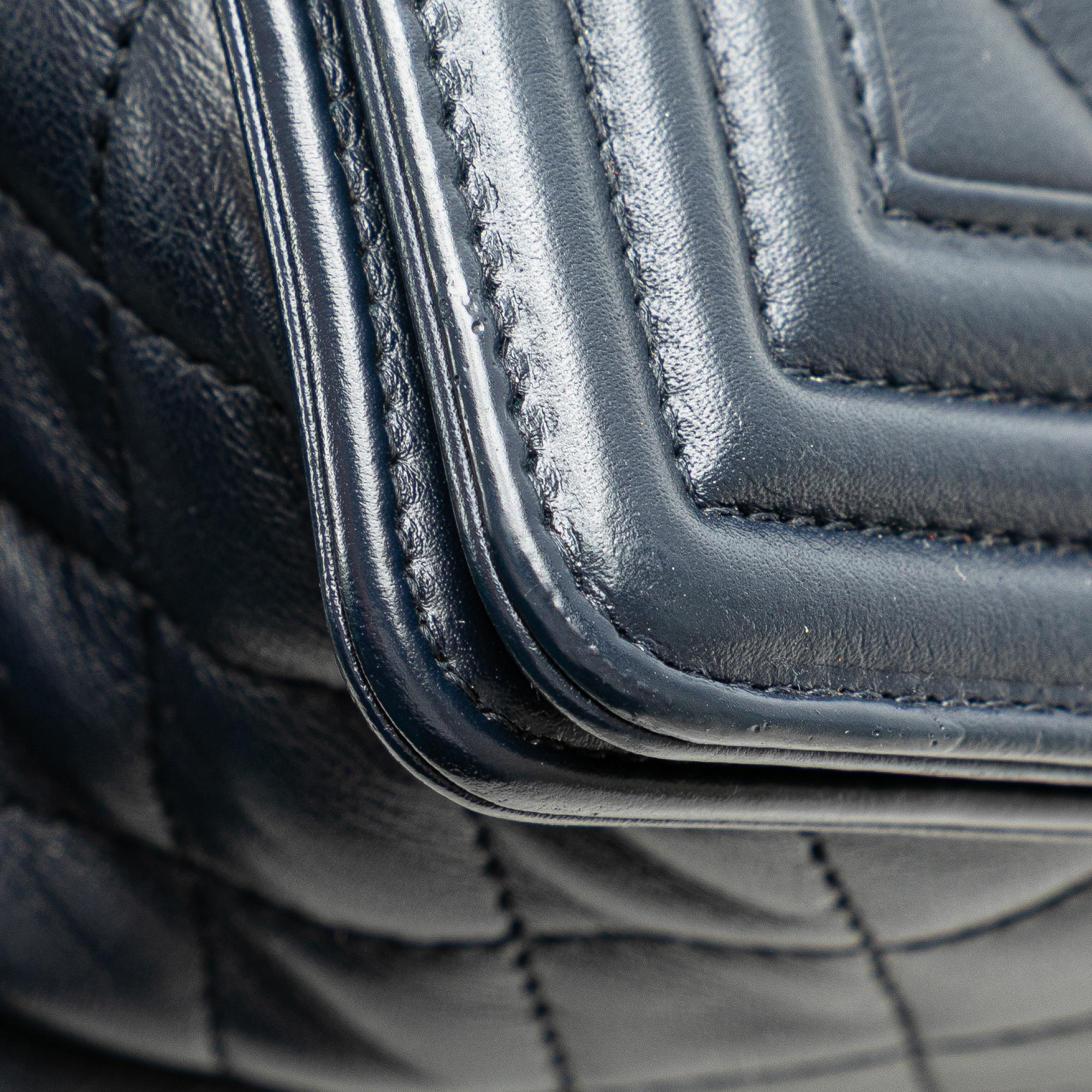 Chanel Medium Chevron Lambskin Boy Flap