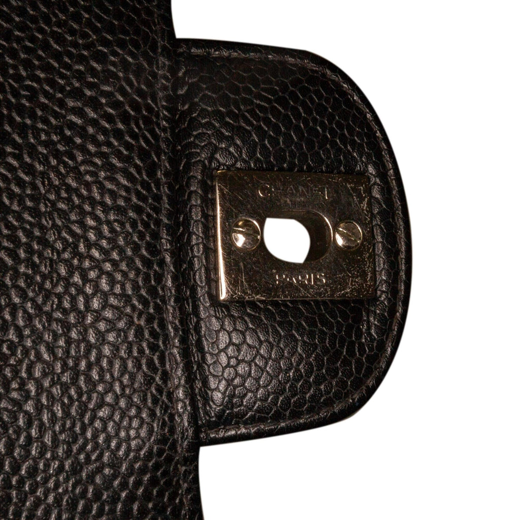 Chanel Medium Classic Caviar Double Flap (SHG-WNK0ZG)
