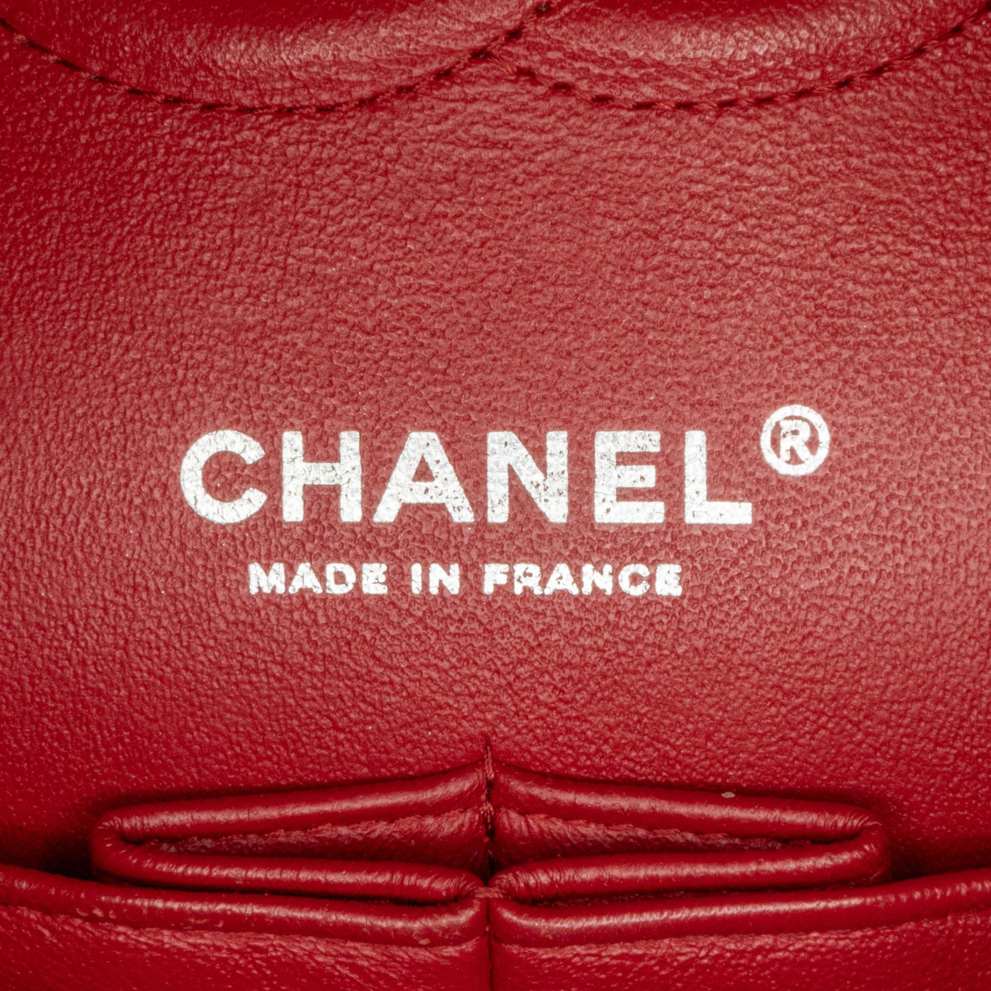 Chanel Medium Classic Chevron Caviar Double Flap