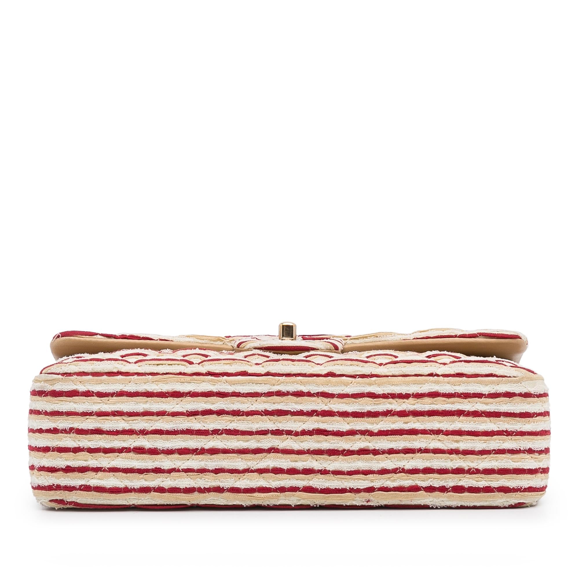 Chanel Medium Classic Jersey Coco Sailor Double Flap