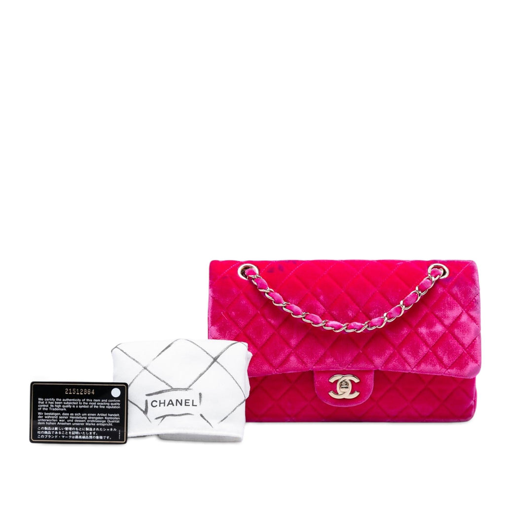 Chanel Medium Classic Velvet Double Flap