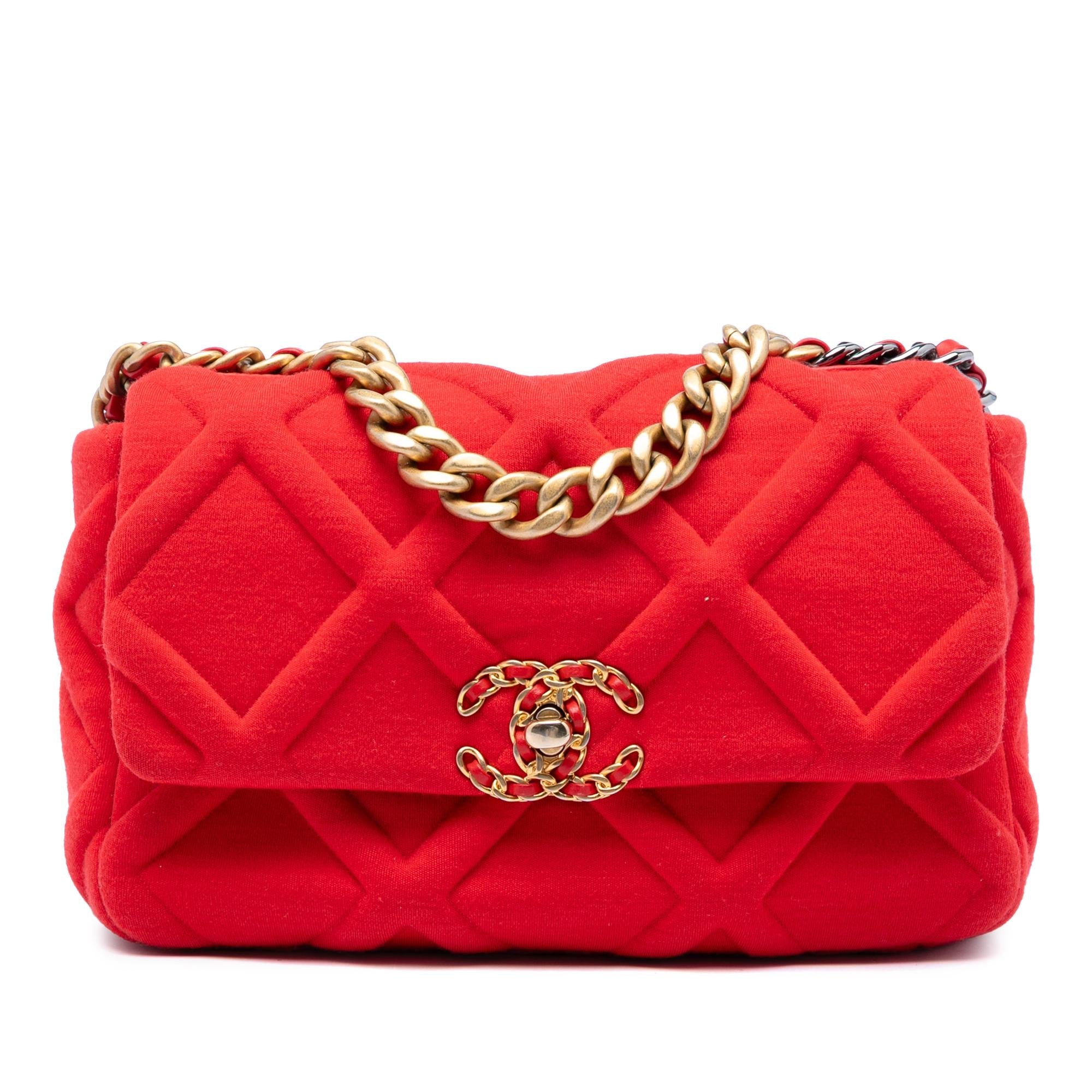 Chanel Medium Jersey 19 Flap