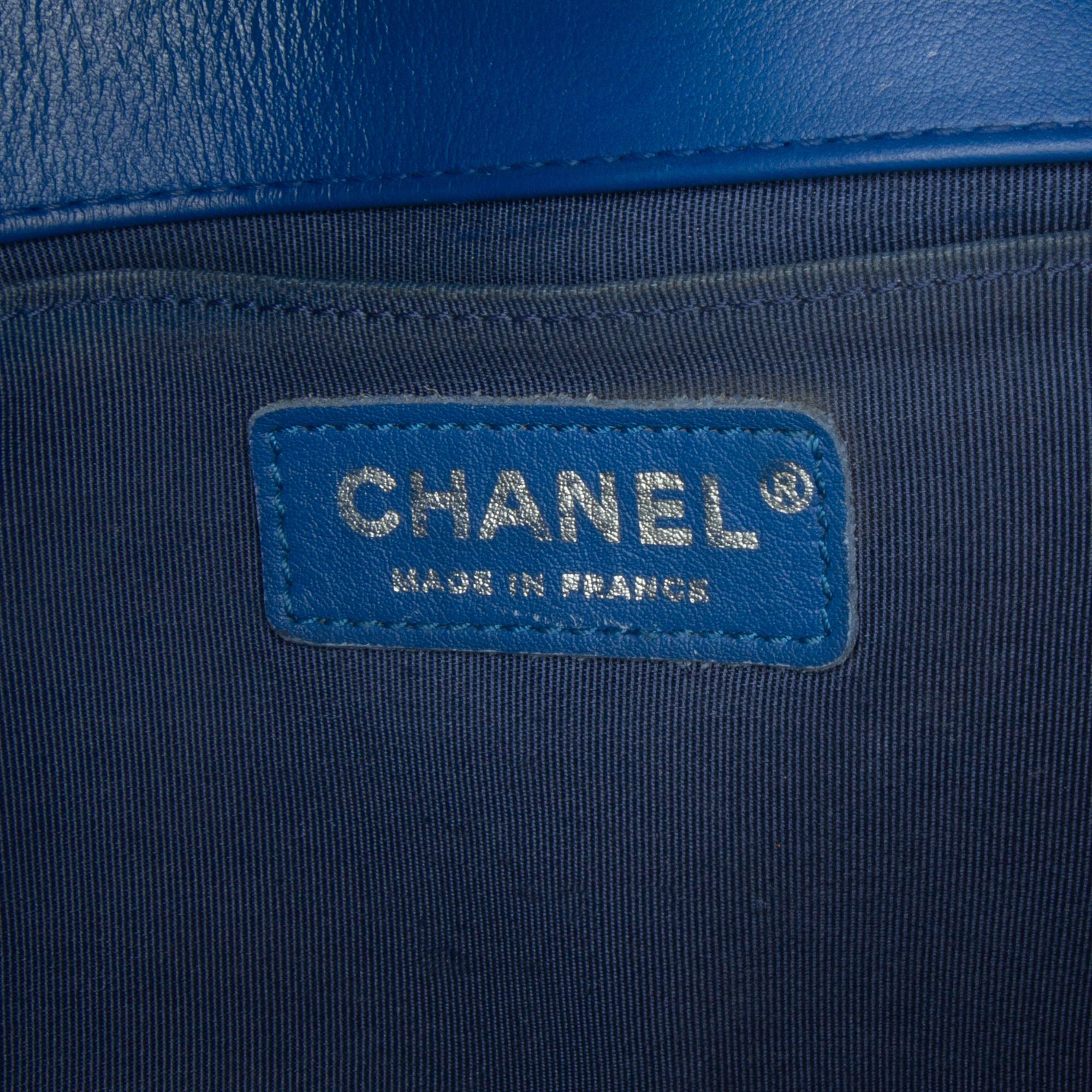 Chanel Medium Lambskin Chevron Boy Flap