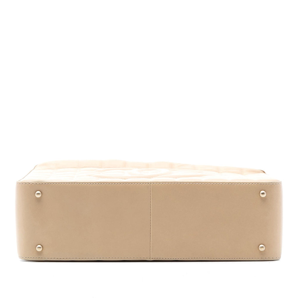 Chanel Medium Lambskin Chocolate Bar Shoulder Bag