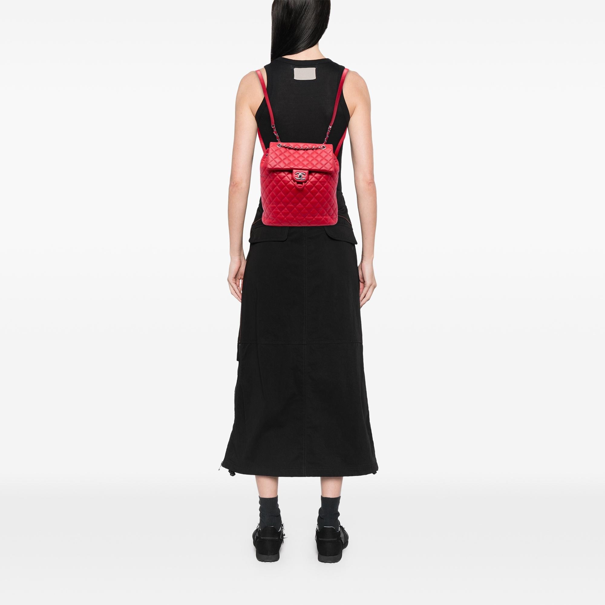 Chanel Medium Lambskin Urban Spirit Backpack