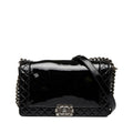Chanel Medium Patent Boy Reverso Flap