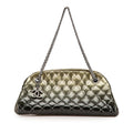 Chanel Medium Patent Ombre Just Mademoiselle Shoulder Bag
