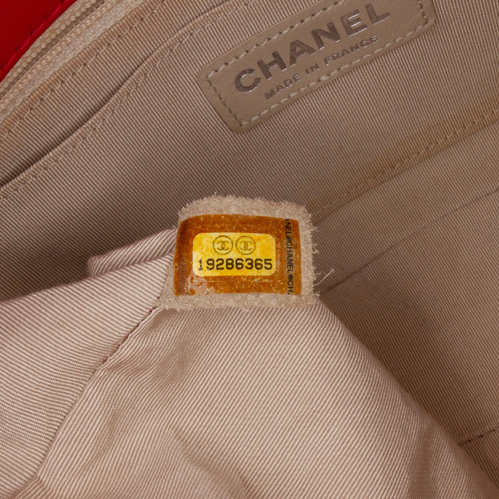 Chanel Medium Perforated Lambskin Punch Flap