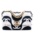 Chanel Medium Printed Silk 19 Flap