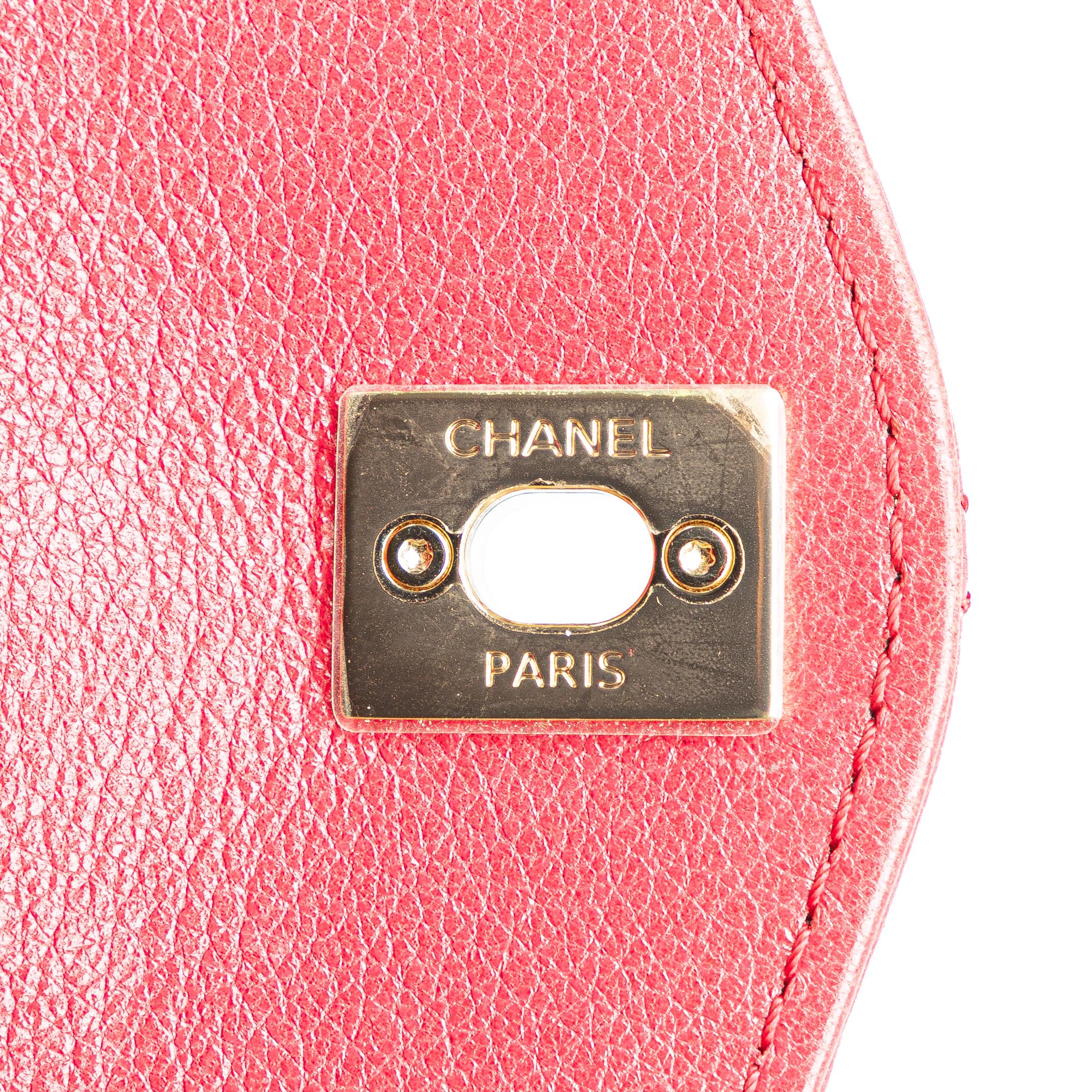 Chanel Medium Quilted Goatskin Coco Curve Flap