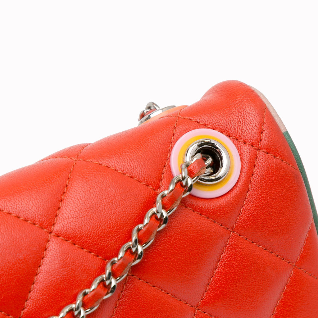 Chanel Medium Quilted Lambskin Cuba Color Flap (SHG-lYmqHQ)