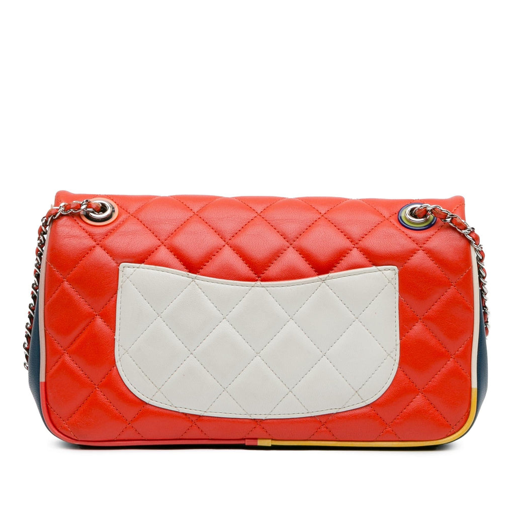 Chanel Medium Quilted Lambskin Cuba Color Flap (SHG-Knms3N)