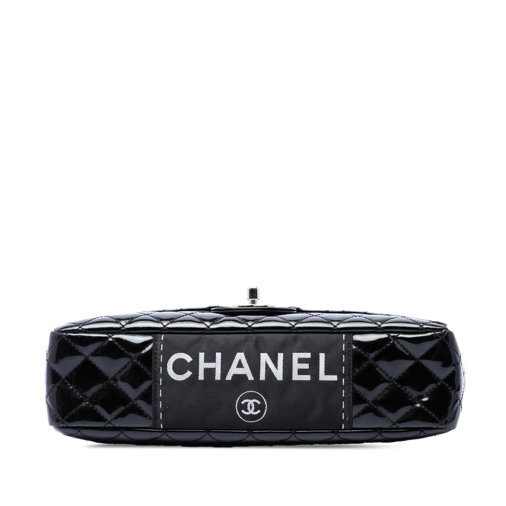 Chanel Medium Quilted Patent Secret Label Flap