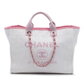 Chanel Medium Raffia Deauville Tote