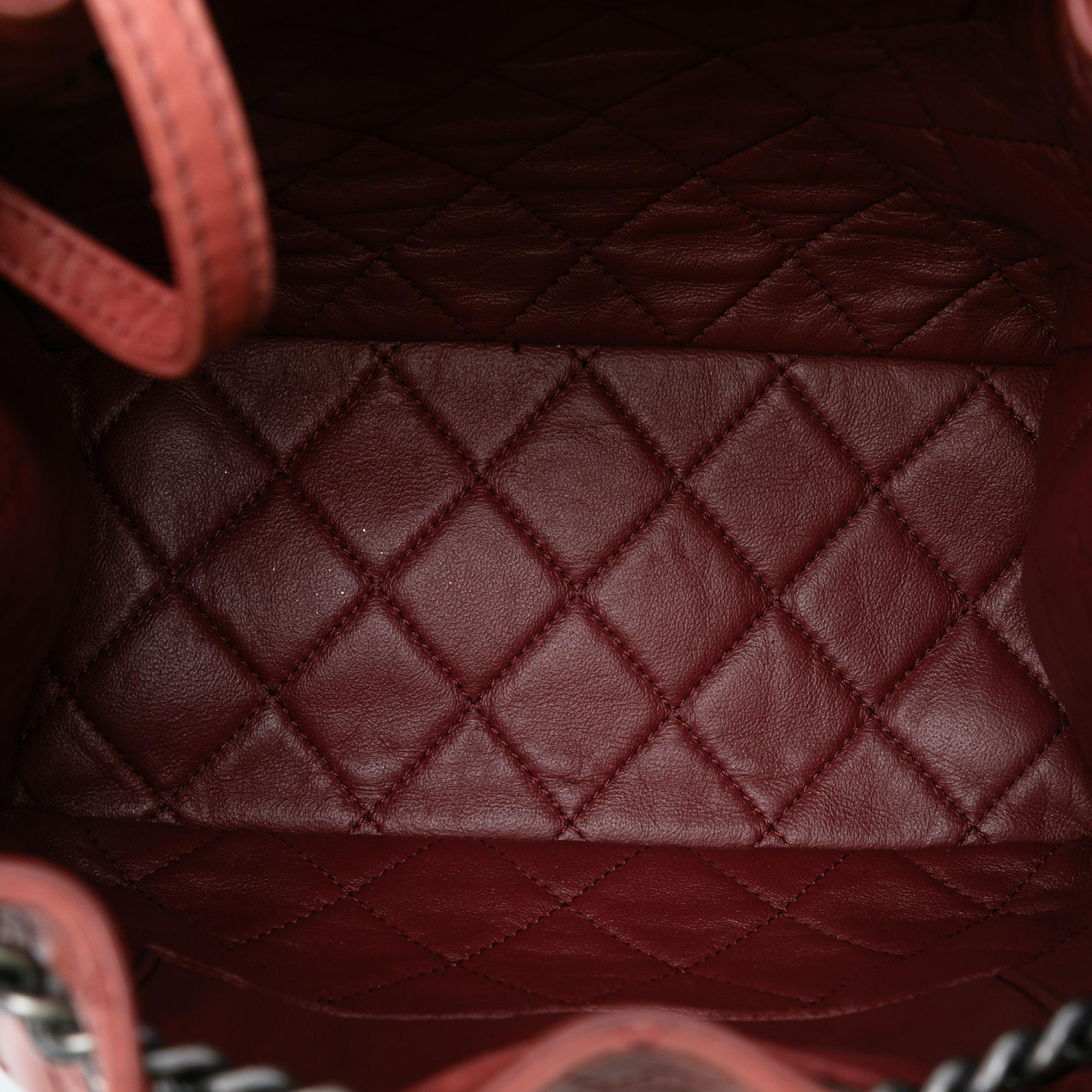 Chanel Medium Stitched Calfskin Urban Luxury Drawstring Backpack