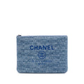 Chanel Medium Tweed Deauville O Case Clutch