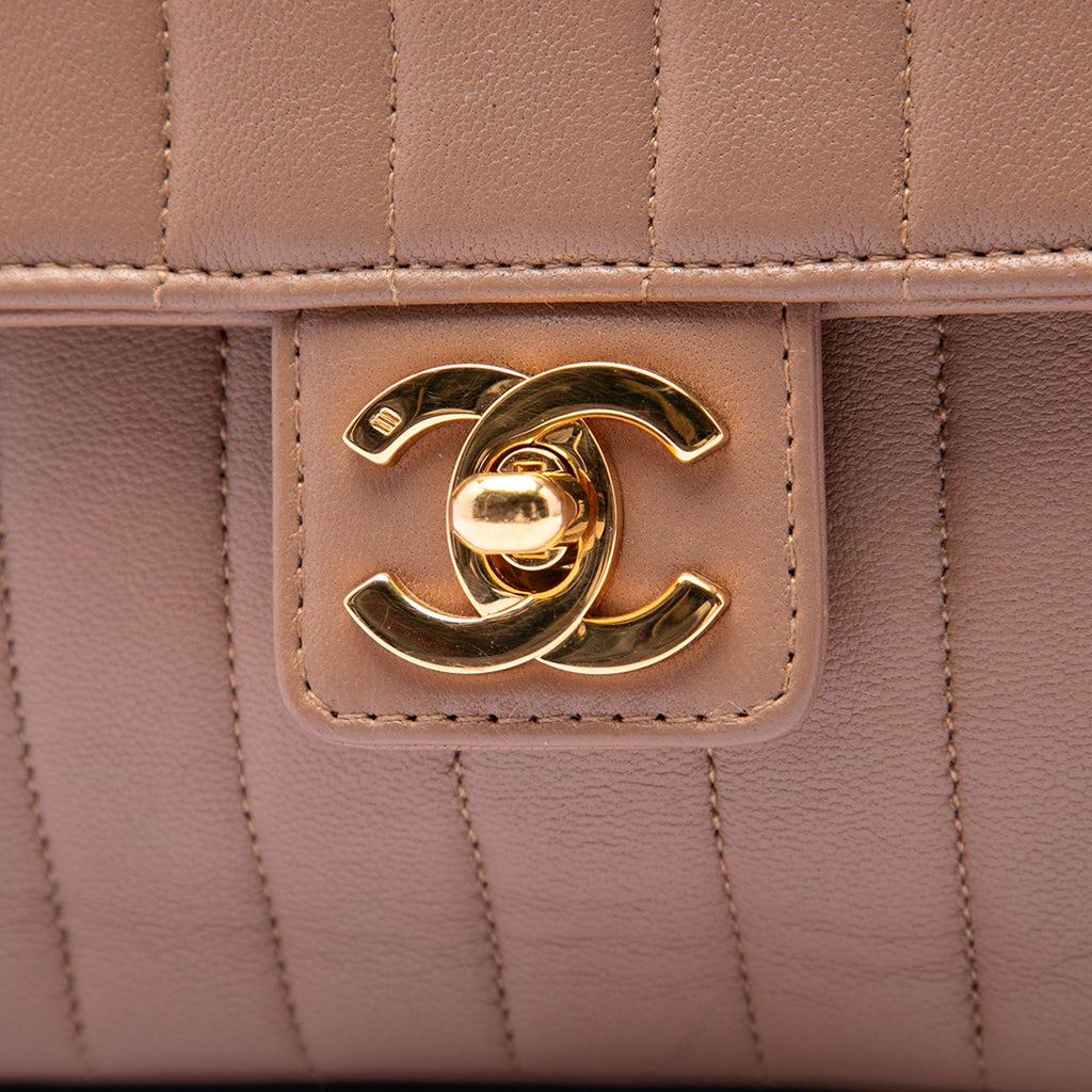 Chanel Medium Vertical Quilted Lambskin Single Flap