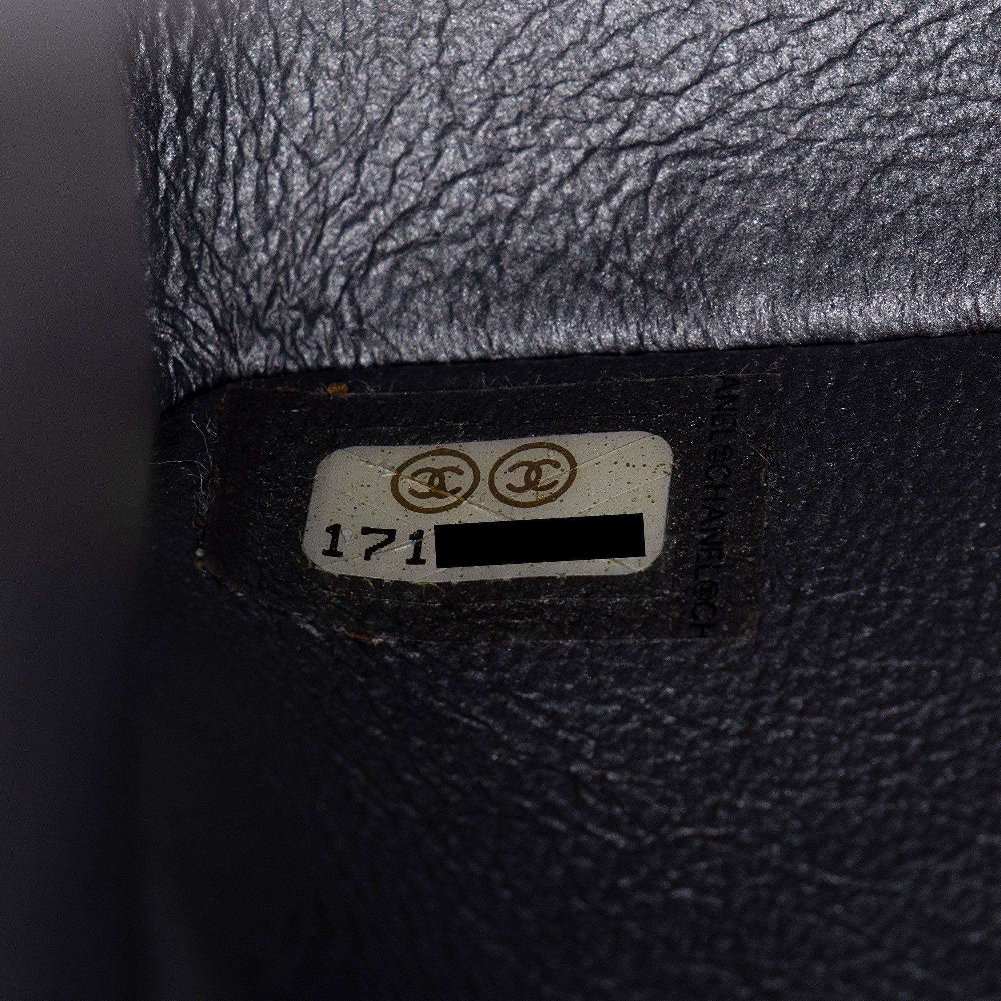 Chanel Metallic Lambskin Classic Maxi Double Flap Bag