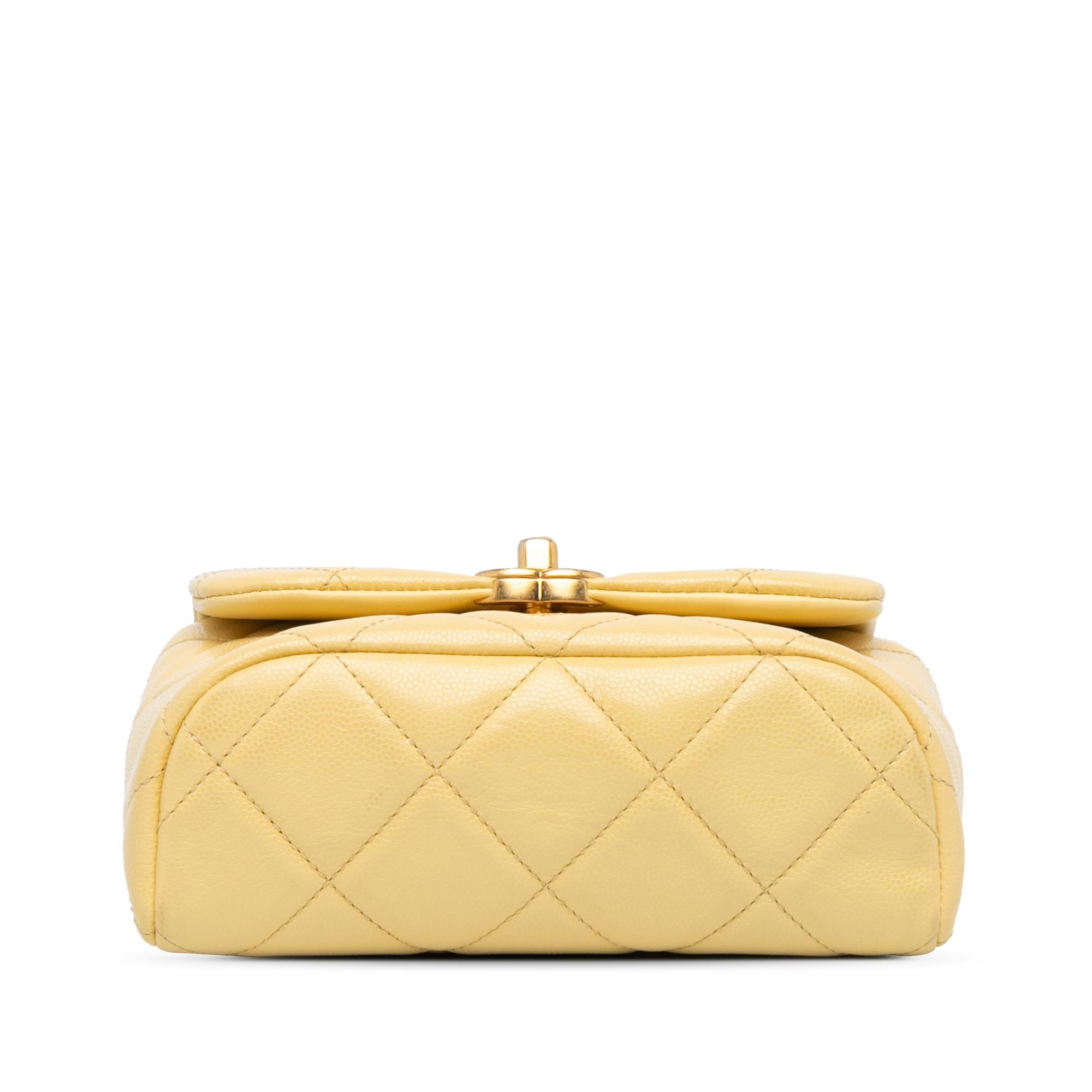 Chanel Mini CC Quilted Caviar Flap