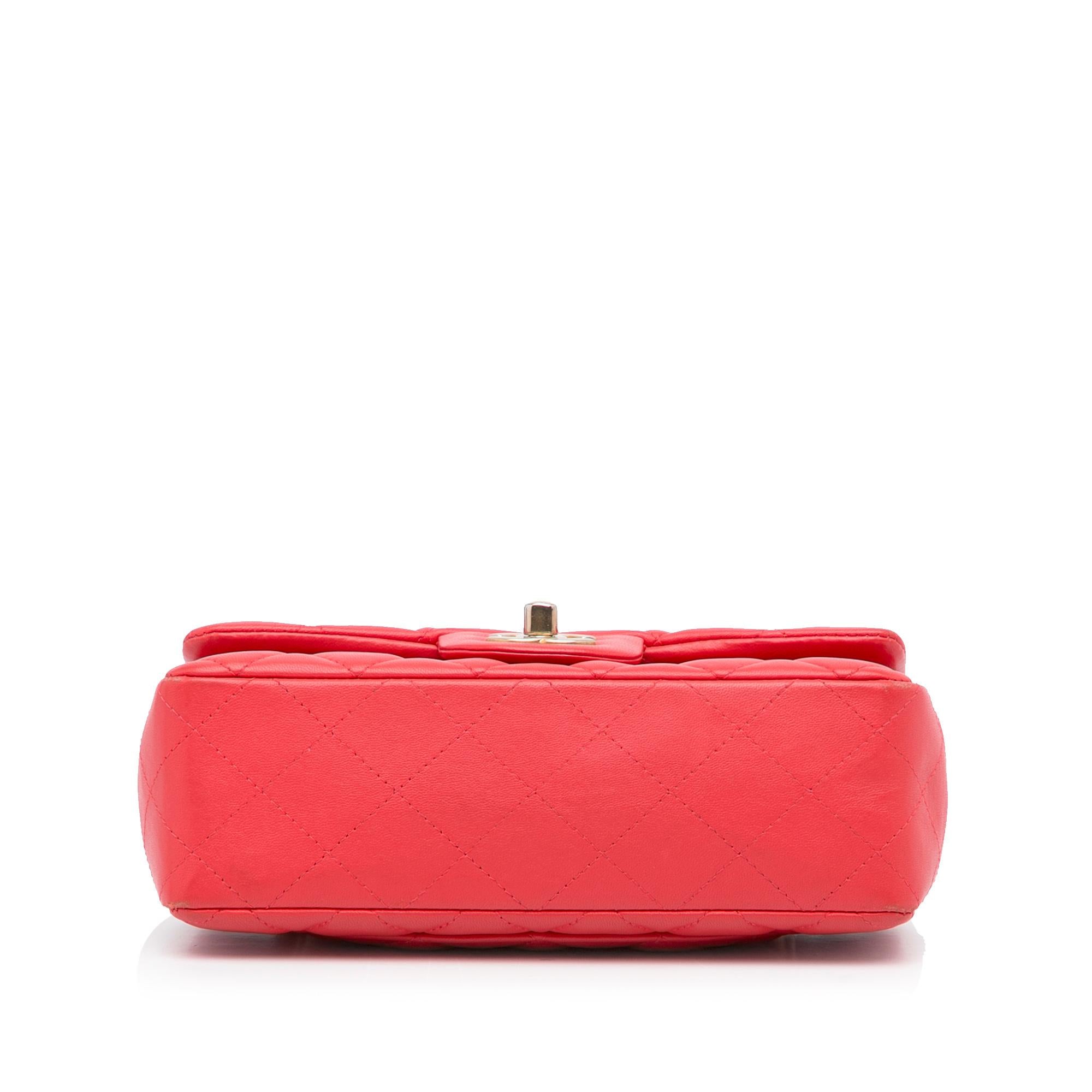 Chanel Mini Classic Lambskin Rectangular Single Flap