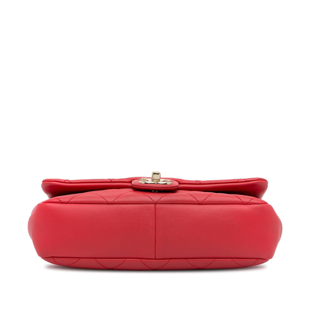 Chanel Mini Lambskin Elegant Chain Single Flap (SHG-RMZYZO)