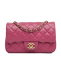 Chanel Mini Rectangular Classic Lambskin Single Flap (SHG-mr1rzU)