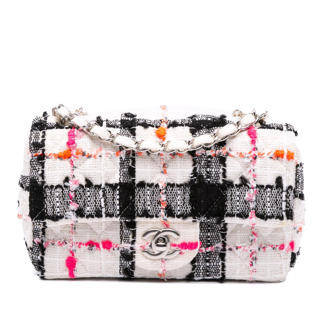 Chanel Mini Rectangular Classic Tweed Single Flap